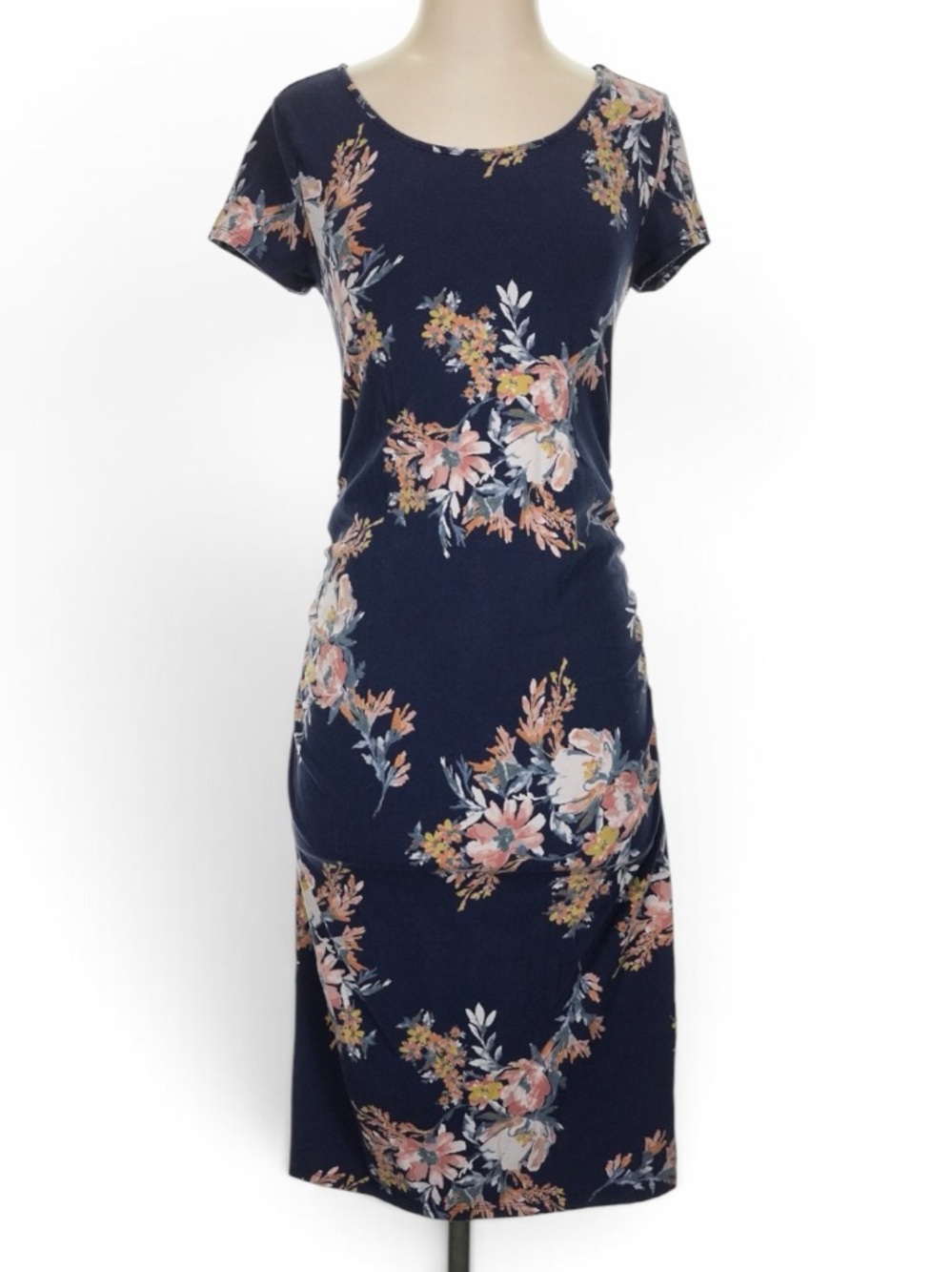 Isabel Maternity By Ingrid & Isabel Blue Floral Dress